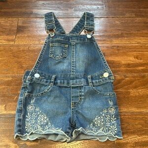 Toddler girl overall short